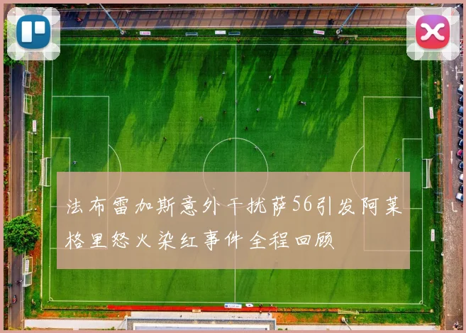 法布雷加斯意外干扰萨56引发阿莱格里怒火染红事件全程回顾